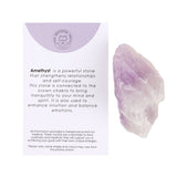Genuine Amethyst Healing Rough Crystal - Improve Sleep and Attract Positive Energies.