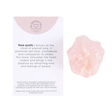 Genuine Rose Quartz Healing Rough Crystal - Improve Self-Esteem And Love
