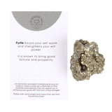 Pyrite Healing Rough Crystal - Overcome Fears and Attract Positive Energy