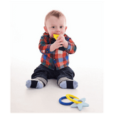 Gummee Link and Teethe set - Silicone teething links with shapes, teething solutions for your baby Gummee