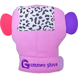 Pink Girls Gummee Glove Silicone Heart BABY Teething Ring Mitten Toy Gift UK Gummee
