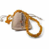 Adult Bees Knees Raw Honey Baltic Amber Necklace Love Amber X
