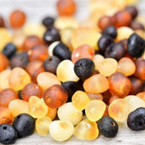 Custom Order >> Child Anklet Bracelet Love Amber x Jewellery Commission Love Amber x Baltic Amber, Gemstone and Teething Jewellery.