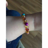 Child Blossom Howlite Lapis Lazuli Quartz Honey Baltic Amber Anklet Bracelet Love Amber X