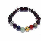 Child Chakra Rainbow After The Storm Mixed Cherry Baltic Amber Anklet Bracelet Love Amber X