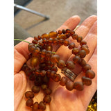 Child Cocoa Raw Unpolish Cognac Baltic Amber Anklet Bracelet Love Amber X