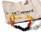 Child Ombre Raw Rainbow Baltic Amber Anklet Bracelet Love Amber X