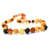 Child Shingle Raw Mixed Baltic Amber Necklace Love Amber X