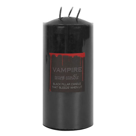 15cm Black Red Vampire Tears Pillar Candle Something D
