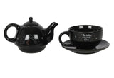 Black The Fortune Teller Tea For One Tea Set - Mug, Teapot & Saucer Something D
