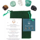 Earth Element 5 Piece Tumblestone Gemstone Crystal Birthstone Set. Taurus, Virgo and Capricorn Something D
