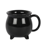 Witches Brew Black Ceramic Cauldron Tea Set. 4 Cups and Teapot. Something D