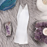 Selenite Flat Pointed Crystal Wand - Chakra Cleansing