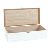 White Angel Wing Wooden Memory Box