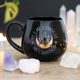 Let Me Consult My Crystals Rounded Black Mug