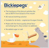 Bickiepegs Natural Baby Teething Biscuits 9 Pack