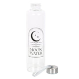 Moon Water Glass Water Bottle - Charge With The Full Moon Energy