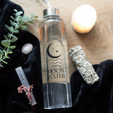 Moon Water Glass Water Bottle - Charge With The Full Moon Energy