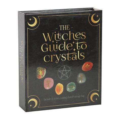The Witches Guide to Crystals Gift Set - 6 Stones & Chart