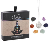 Chakra Natural Gemstone Crystal Cage Necklace Kit