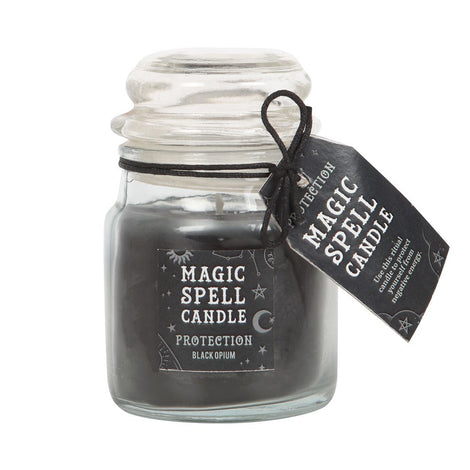 Black Opium 'Protection' Spell Candle Jar