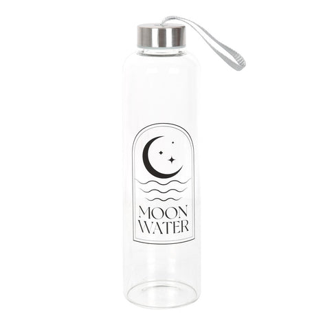 Moon Water Glass Water Bottle - Charge With The Full Moon Energy