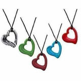 Gumigem Miller Heart Baby Teething Necklace Mum Wears Baby Chews Silicone Gumigem