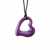 Gumigem Miller Heart Baby Teething Necklace Mum Wears Baby Chews Silicone Gumigem