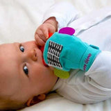 Gummee Glove Baby Teething Mitt Toy Unisex Turquoise Blue Gummee