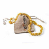Adult Ambrosia Polished Butterscotch Baltic Amber Necklace Love Amber X