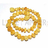 Adult Ambrosia Polished Butterscotch Baltic Amber Necklace Love Amber X