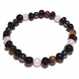 Adult Bailey Gemstone and Cherry Baltic Amber Bracelet Anxiety Support Love Amber X