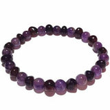 Adult Blackberry Cherry Baltic Amber Amethyst Stretch Bracelet Love Amber X