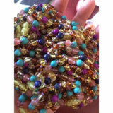 Adult Blossom Honey Baltic Amber Purple Howlite Lapis Lazuli Quartz Bracelet Love Amber X