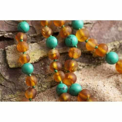 Adult Bluebird Raw Honey Blue Turquoise Baltic Amber Anklet Love Amber X
