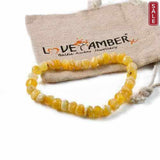 Adult Butterscotch Ambrosia Baltic Amber Stretch Bracelet Love Amber X