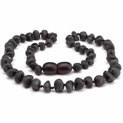 Adult Cherryaid Raw Dark Cherry Baltic Amber Necklace Love Amber X