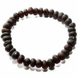 Adult Cherryaid Raw Dark Cherry Baltic Amber Stretch Bracelet Love Amber X