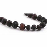 Adult Cherryaid Raw Dark Cherry Black Baltic Amber Bracelet Love Amber X