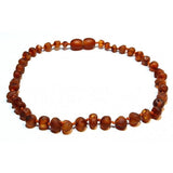 Adult Cocoa Raw Cognac Baltic Amber Necklace Love Amber X