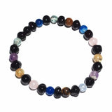 Adult Dark Solace Amber Gemstone Stretch Anxiety Stress Bracelet Love Amber X