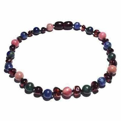 Adult Earthchild Cherry Baltic Amber Gemstones Anklet Love Amber X