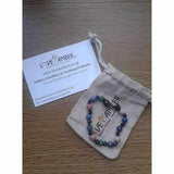 Adult Earthchild Cherry Baltic Amber Gemstone Stretch Bracelet Love Amber X