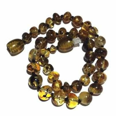 Adult Earthy Polished Rare Green Baltic Amber Anklet Love Amber X