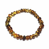 Adult Earthy Rare Green Baltic Amber Stretch Bracelet Love Amber X