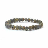 Adult Enchanted Raw Green Baltic Amber Stretch Bracelet Love Amber X