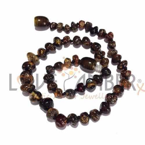 Adult Evergreen Polished Green Baltic Amber Anklet Love Amber X