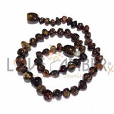 Adult Evergreen Polished Green Baltic Amber Necklace Love Amber X