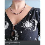 Adult Gaia Cherry Baltic Amber Amethyst Rose Quartz Labradorite Necklace Love Amber X