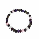 Adult Gaia Moonstone Amber Amethyst Rose Quartz Labradorite Bracelet Love Amber X